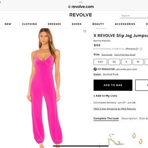 Norma Kamali slip jog jumpsuit